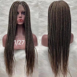Foshan Xinyu-peluca trenzada <span class=keywords><strong>de</strong></span> encaje completo, sin nudo micropeluca trenzada, barata - Product Image 2