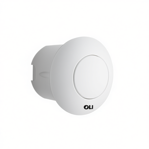 Botón neumático blanco de pared para sistema de descarga de inodoro - Product Image 3