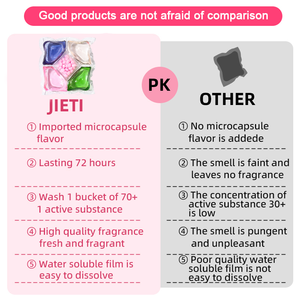 Бесплатный образец: Капсулы для стирки 5 в 1 с кондиционером для белья, защитой цвета и пятновыводителем, гель для стирки, 100 шт.*8 г - Product Image 6