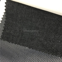 Usine bas prix Polyester Viscose chaîne tricot entoilage trame Insert vêtement tissé tricoté tissu fusible tissé entoilage