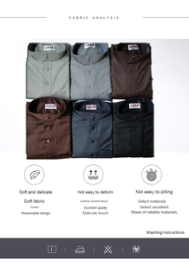 Túnica Thobe Masculina Estilo Qatarí 2026, Bordada, Islámica, <span class=keywords><strong>de</strong></span> Manga Larga, Jubbah, Thawb, <span class=keywords><strong>Vestido</strong></span> Árabe Musulmán para Oración, Eid, Bodas y Fiestas - Product Image 6