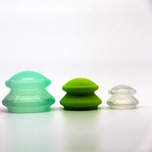 Set bekam silikon berkualitas tinggi, untuk tubuh, pemijat terapi bekam Cina dengan empat cangkir diameter untuk menghilangkan rasa sakit - Product Image 5