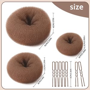 Vente directe usine – Chignon en nylon multi-tailles, portable, pour femmes - Product Image 5