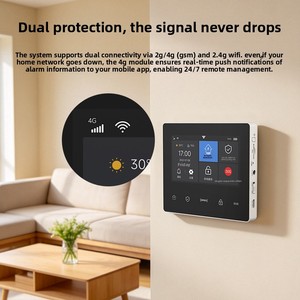 <span class=keywords><strong>Sistema</strong></span> <span class=keywords><strong>di</strong></span> <span class=keywords><strong>Allarme</strong></span> Antifurto Smart per <span class=keywords><strong>Casa</strong></span> con Display HD da 43 Pollici, Controllo Remoto Wireless 4G, Wi-Fi e Raggio <span class=keywords><strong>di</strong></span> Rilevamento <span class=keywords><strong>di</strong></span> 100m - Product Image 4