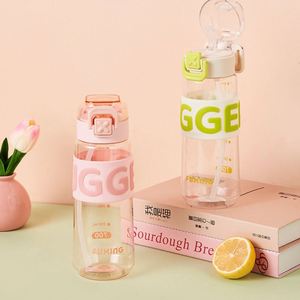 Water Portable Students Summer <b>Kettle</b> Outdoor Sports <b>One</b>-Click Bounce Cover <b>Cup</b> With Straw - Product Image 3