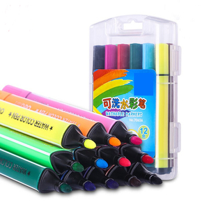 Stylos Marqueurs Aquarelles Lavables pour Peinture Artistique – 12, 18, 24 ou 36 Couleurs - Product Image 2