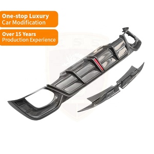 Đối với <span class=keywords><strong>Audi</strong></span> RS5 khuếch tán phía sau môi carbon sợi AE phong cách Phụ tùng xe hơi phía sau <span class=keywords><strong>Bumper</strong></span> Lip - Product Image 5