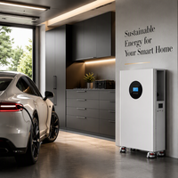 Sistem Penyimpanan Energi 3.6KW 8kWh, Paket Baterai LiFePO4 25.6V 314Ah, 6000+ Siklus, Sel Grade A, CAN untuk Cadangan Tenaga Surya Rumah