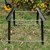 Support de ruche à abeilles en métal de qualité commerciale |   Métal revêtu |   Capacité de 330 lb |   Support d'apiculture résistant aux intempéries pour plusieurs ruches
