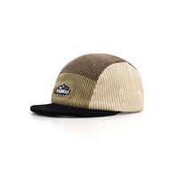 OEM ODM Vintage Mujeres Hombres Senderismo Correr Campamento Gorras Flat Bill 5 Panel Sombrero Pana 5 Panel Gorra de béisbol de ala corta