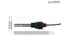 Capteur industriel IP68 EC TDS MODBUS RTU RS485 & 0-2V mesure de tension analogique conductivité salinité TDS avec compensation de température