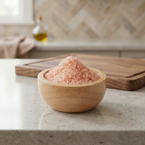 Sal de Roca Comestible Natural Rosa Claro del Himalaya, Granos Refinados, Ideal para Cocinar y como Sal de Mesa, Sal Fina Rosa Oscura del Himalaya - Product Image 1