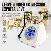 Audio vidéo livre d'or cabine téléphonique fête d'anniversaire personnalisé mariage livre d'or téléphone mariage invité cadeaux décoration