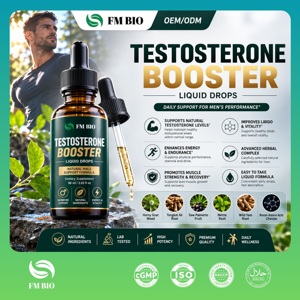 Gouttes liquides personnalisées à absorption rapide pour la vitalité masculine, complexe à base de Tongkat Ali, complément alimentaire pour hommes - Product Image 1