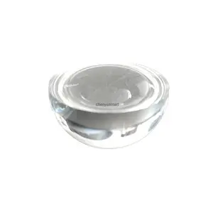 Lentille demi-boule convexe en silice fondue de 2mm 3mm 5mm 5.6mm 7mm 8mm pour lentille à led UV UVA UVB UVC led