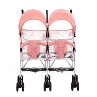 Poussette réglable pliable pour nouveau-né, poussette de bébé Double, gode Cool pour bébés, une main pliable,
