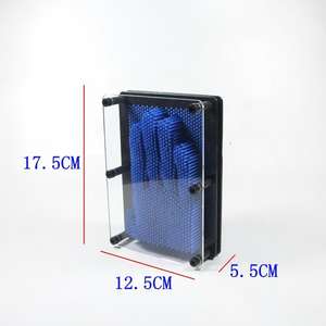 Tablero de <span class=keywords><strong>Pin</strong></span> Art Tridimensional Clásico de Metal Plateado, Juguete para Esculpir, Regalo Educativo para Niños <span class=keywords><strong>y</strong></span> Adultos, Juguete de <span class=keywords><strong>Pin</strong></span> Art 3D - Product Image 6