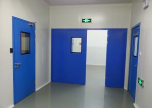 Porte de sécurité d'urgence pour salle blanche modulaire GMP - Product Image 6
