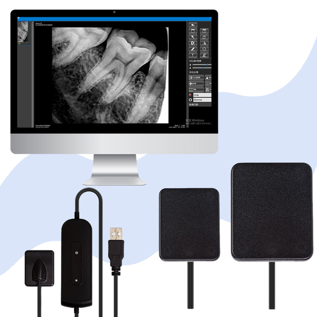 Portable Rayos X Digital RVG Intraoral Sensor Radiovisografo HD Image Dental Sensor for Clinic