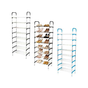 Étagère de rangement de chaussures de haute qualité Bottes et baskets Étagère à chaussures en métal en tissu portable avec housse en tissu - Product Image 4