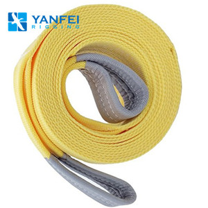 High Quality 50mm 6m Car Tow Strap with Eye <strong>Loop</strong> <strong>Hooks</strong> 11 000 Lbs Break Strength - Product Image 3