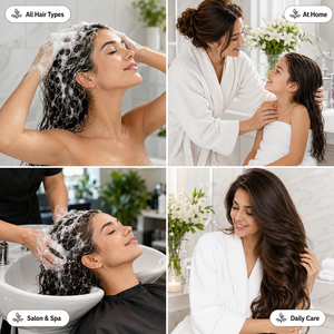 Shampoo rafraîchissant à la kératine Q8, 135 oz |   100% Vegan et <span class=keywords><strong>sans</strong></span> cruauté envers les animaux |   Shampoo hydratant pour tous types de cheveux |   Taille de recharge en gallon - Product Image 5