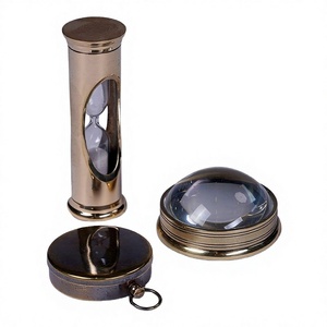 Sablier en métal sablier de haute qualité article cadeau promotionnel et à collectionner sablier décoratif en gros et boussole pour cadeau - Product Image 1