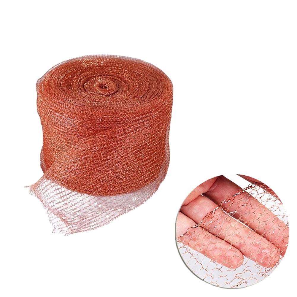 Проволока из стальной шерсти, мышь, крыса, защита от вредителей, грызунов, трикотажная медная заполняющая ткань