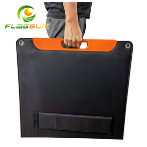 Paneles Solares Portátiles para Camping de 100W, Resistentes al Agua, con Servicio OEM de Alta Eficiencia, Kit de Cargador Plegable con 21.8% de Eficiencia, 1680D Flagsun - Product Image 4