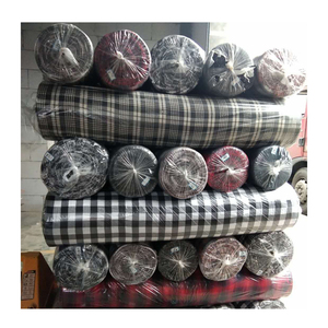Giá Tốt Nhất Bán Buôn Chất Lượng Cao 21S Sợi Nhuộm 100% Cotton Kẻ Sọc Flannel Vải Với Giá Thấp - Product Image 4