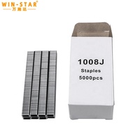 Agrafes WINSTAR pour meubles 1004J, agrafes 1006J, agrafeuse pneumatique 1008J, clous 1010J, épingles 1013J, agrafes galvanisées 1016J