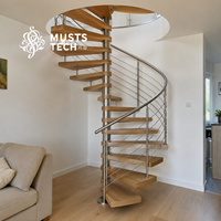 Escalier en colimaçon esthétique de qualité supérieure pour résidence, devis rapide, solution personnalisée