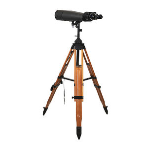 Binoculares Gigantes de Astronomía Terrestre de Largo Alcance y Gran Apertura de 25/40x100 mm con Trípode de Madera Dura - Product Image 1