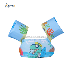 <span class=keywords><strong>Gilet</strong></span> de <span class=keywords><strong>sauvetage</strong></span> flottant pour bébé avec manches de dessin animé, bouée de natation EPE, brassard flottant et combinaison de flottabilité en mousse - Product Image 2