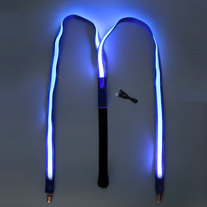 Nouvelle Mode Hommes Femmes LED Bretelles Lumineuses Noeud Papillon USB Chargement Flash Bretelles Fête De Mariage Concert Halloween Ensemble Lumineux - Product Image 4