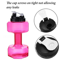 Meilleure vente Bouteille d'eau de sport en plastique durable de grande capacité CLASSIC à boire directement avec gobelets personnalisés pour