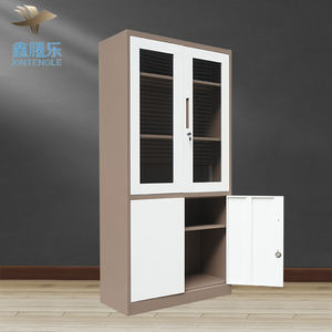 Armoire de rangement moderne en acier avec serrure à clé pour dossiers dentaires, petites pièces, pour bureau, entrepôt, école et salle de sport, avec design pliable - Product Image 3