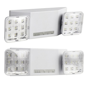 Lampe LED <span class=keywords><strong>double</strong></span> tête à faisceau carré, lumière d'urgence pour équipement de lutte contre l'incendie, accessoire d'évacuation - Product Image 1