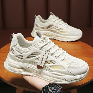 Sneakers <span class=keywords><strong>Bianche</strong></span> da Uomo Trendy 2026 Traspiranti in Mesh, <span class=keywords><strong>Scarpe</strong></span> <span class=keywords><strong>Sportive</strong></span> Casual per Studenti, Ideali per la Stagione Autunnale e Uso Versatile - Product Image 3