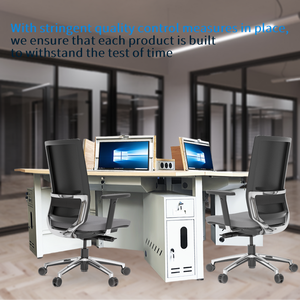 Sistema de conferencia de elevación de monitor de volteo manual de diseño escolar con cajones y gabinetes bloqueables para equipo educativo de oficina - Product Image 5