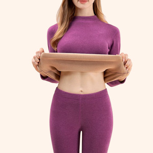 Intimo termico da <span class=keywords><strong>donna</strong></span> all'ingrosso, molto venduto, abbigliamento invernale e autunnale a maniche lunghe, pantaloni autunnali indossabili anche fuori casa - Product Image 1