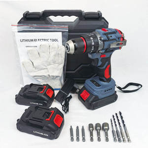 Taladro de Impacto Inalámbrico, Destornillador Eléctrico de Impacto <span class=keywords><strong>Manual</strong></span>, Taladro Pequeño de Litio con Batería Variable para el Hogar - Product Image 4