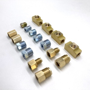 Pirinç fren hattı <span class=keywords><strong>Tee</strong></span> katı pirinç <span class=keywords><strong>Tee</strong></span> 3/8-24 kadın 3/16 "fren hatları için her tarafta ters parlama <span class=keywords><strong>Tee</strong></span> - Product Image 1