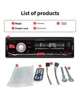 Reproductor MP3 Universal para Auto, Radio FM, Cargador USB Doble, Reproducción desde Memoria