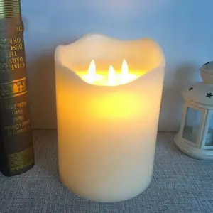 15cm 슈퍼 대구경 웨딩 생일 로맨틱 시뮬레이션 led 촛불
