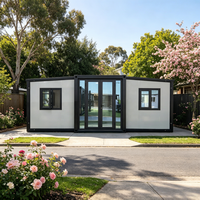 Produit le plus vendu : Conteneur préfabriqué en acier galvanisé, maison extensible, conteneur de type boîte avec une excellente résistance au feu