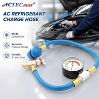 Kit de recharge de réfrigérant R134a pour climatiseur automobile, avec tuyau de charge AC.135.1239, raccord femelle 1/2" ACME RH et raccord mâle 1/4" SAE pour prise de gaz.