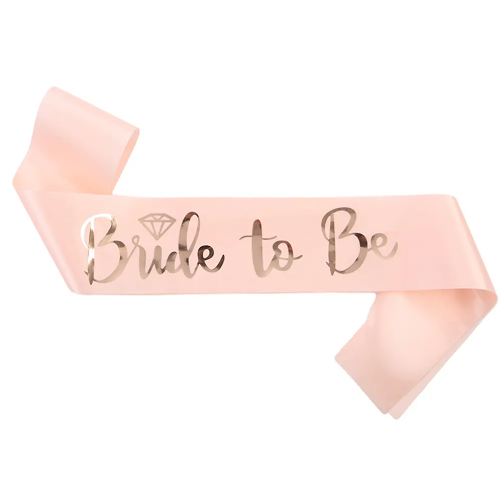 Bridal Shower Engagement Bachelorette Party Decorations Sash - Bride To Be, Bride Team, Bridesmaid