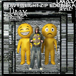 Sudadera con Capucha Unisex de Algodón French Terry de 400 g/m², Corte Holgado, Estilo Gráfico, Transpirable y Antiarrugas - Product Image 2