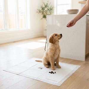 Tapis d'apprentissage jetables imperméables pour chiots OEM, en tissu non tissé, pour l'entraînement des chiens, faible MOQ 1000 PIÈCES - Product Image 2